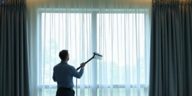 Commercial curtain stain removal service glenferrie-vic hotels offices restaurants